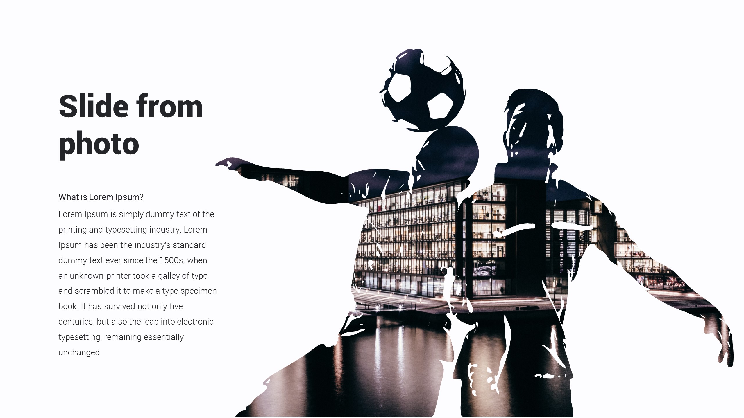 Photo Mask Powerpoint Template by malis GraphicRiver